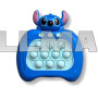 Детская развивающая электронная игрушка Поп Ит антистресс Pop It Pro Stitch синий